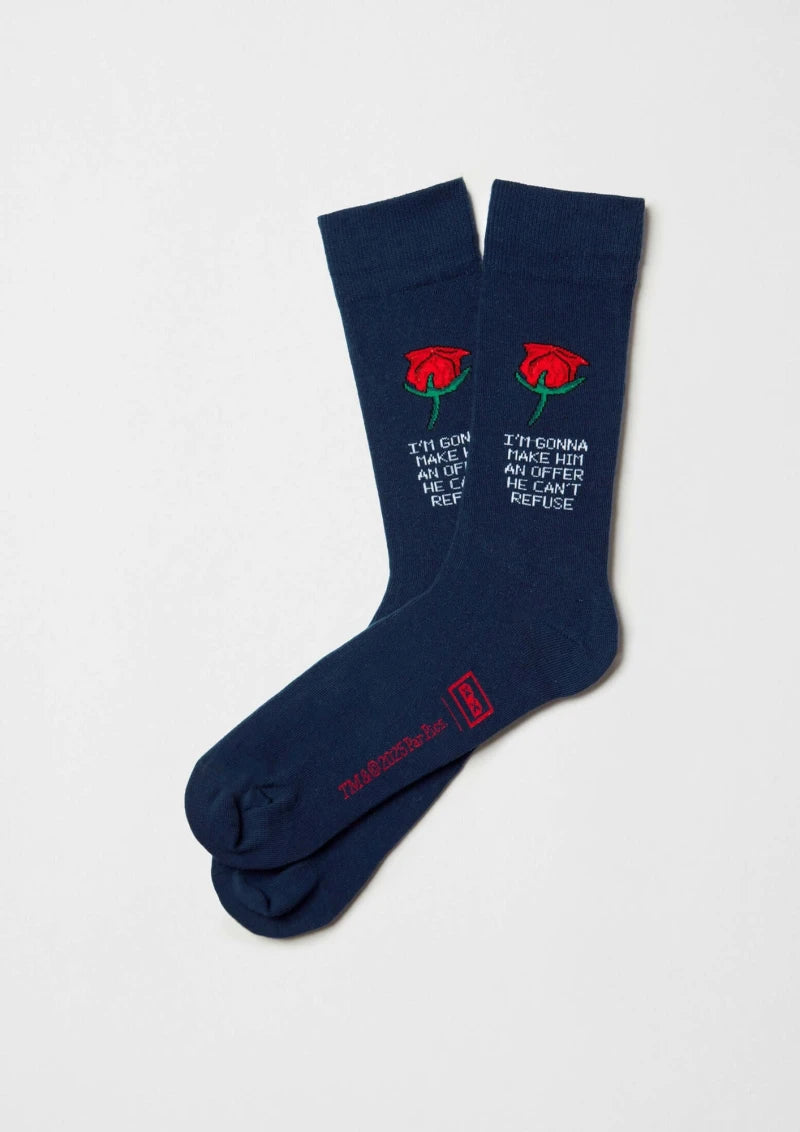 Chaussettes BeThe Godfather Rose
