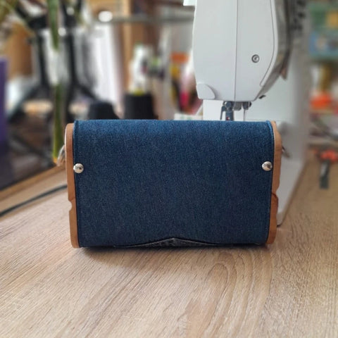 Mini sac bois et jean 110