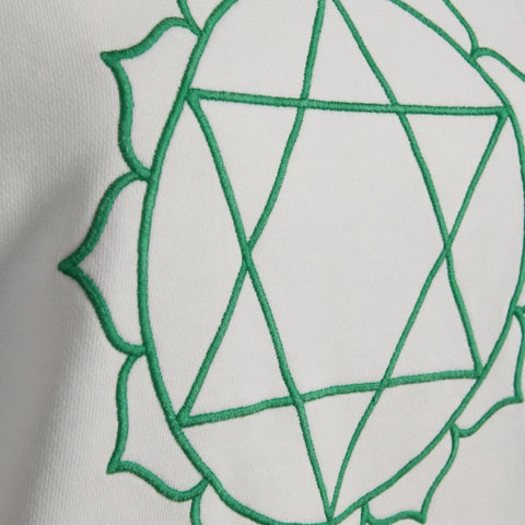 Sweat Unisex Chakra du Coeur en Coton Bio
