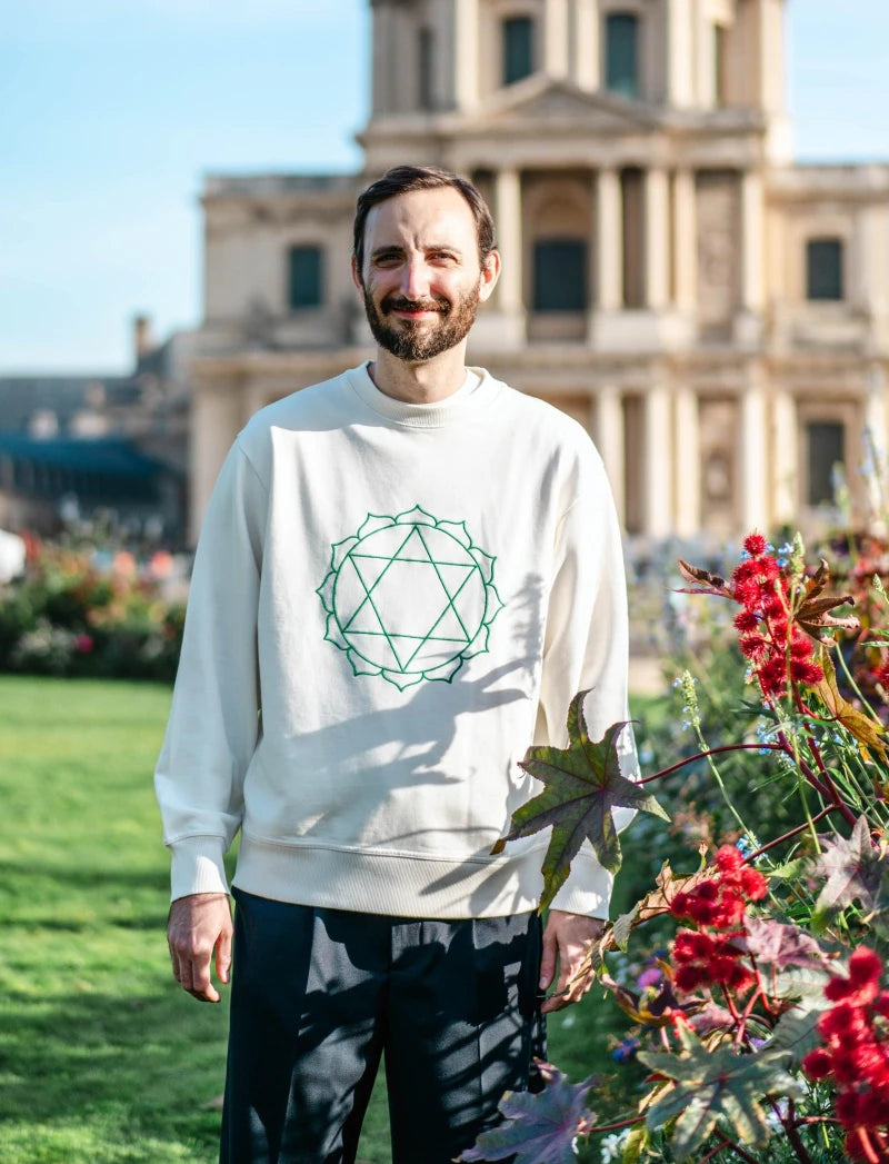 Sweat Unisex Chakra du Coeur en Coton Bio