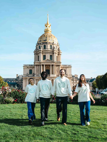 Sweat Unisex Chakra du Coeur en Coton Bio