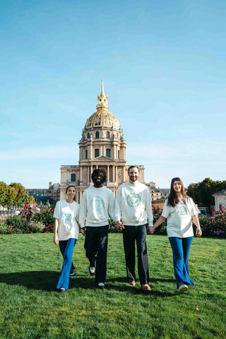 Sweat Unisex Chakra du Coeur en Coton Bio