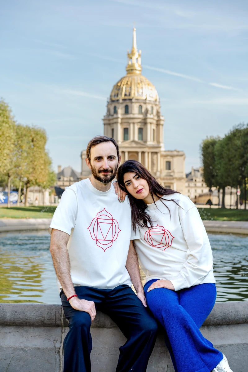 Sweat Unisex Chakra Racine en Coton Bio