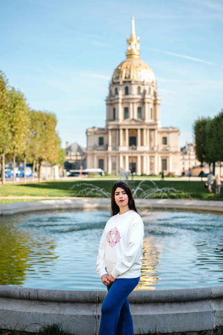 Sweat Unisex Chakra Racine en Coton Bio