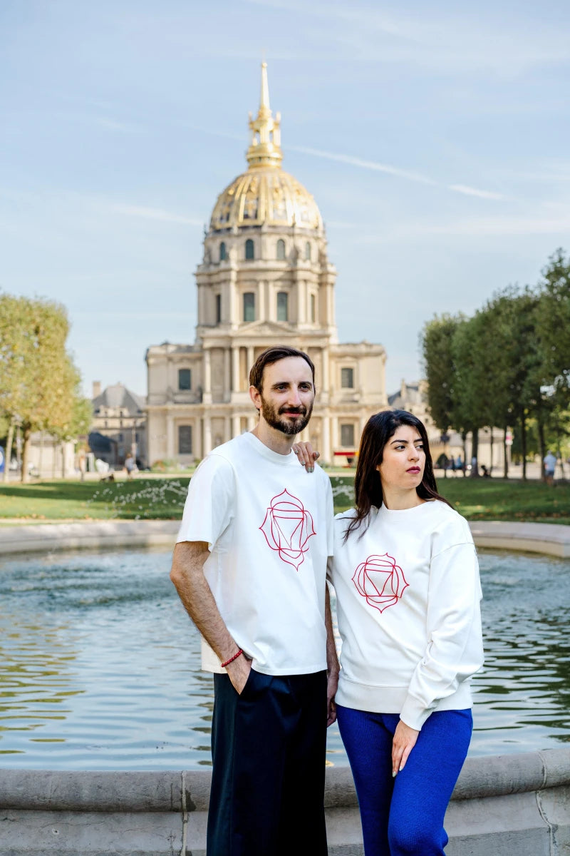 Sweat Unisex Chakra Racine en Coton Bio