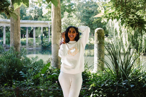 Sweat Unisex Chakra Sacré en Coton Bio