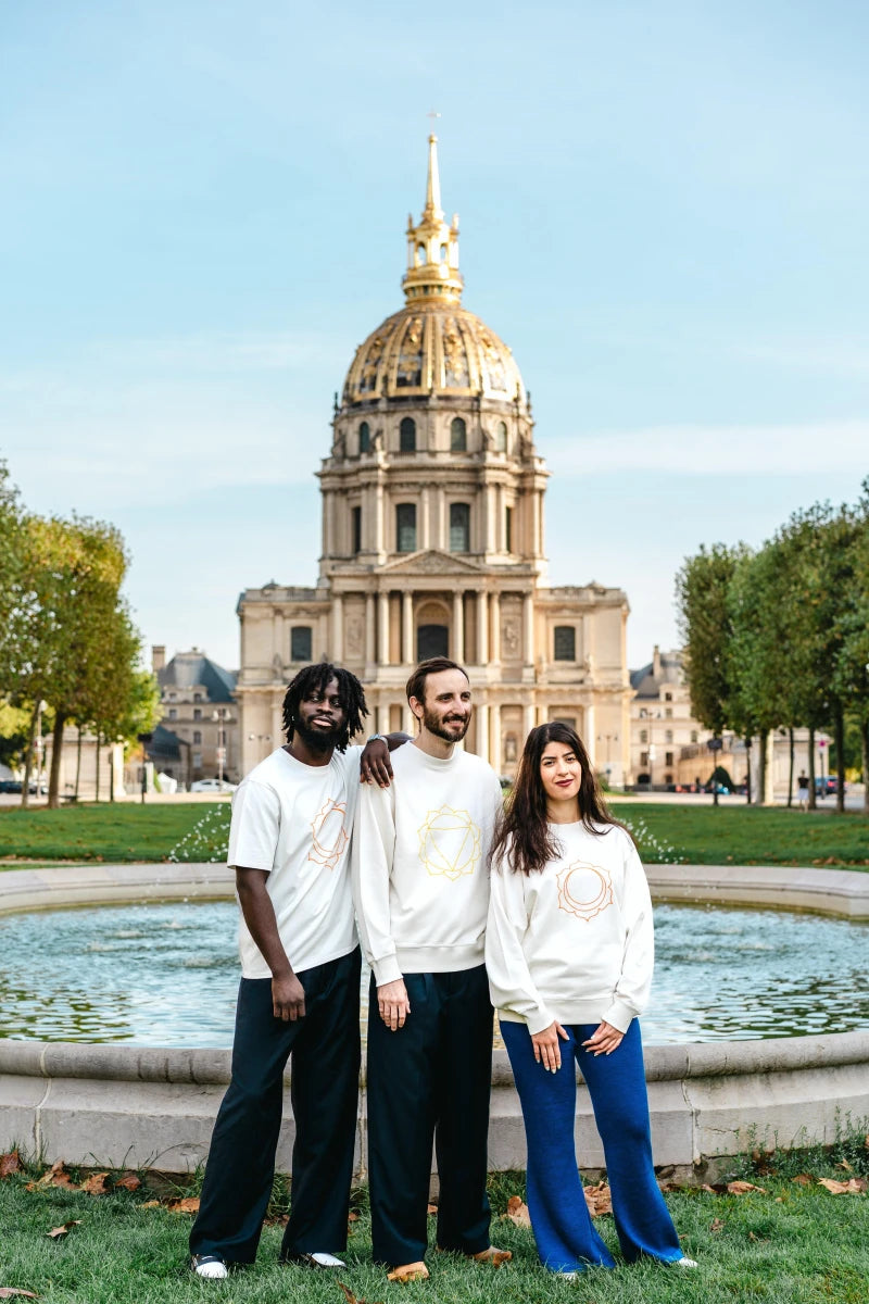 Sweat Unisex Chakra Sacré en Coton Bio