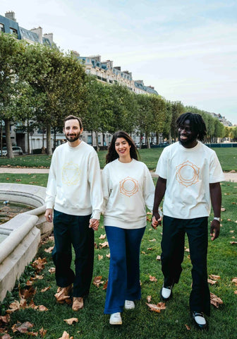 Sweat Unisex Chakra Sacré en Coton Bio