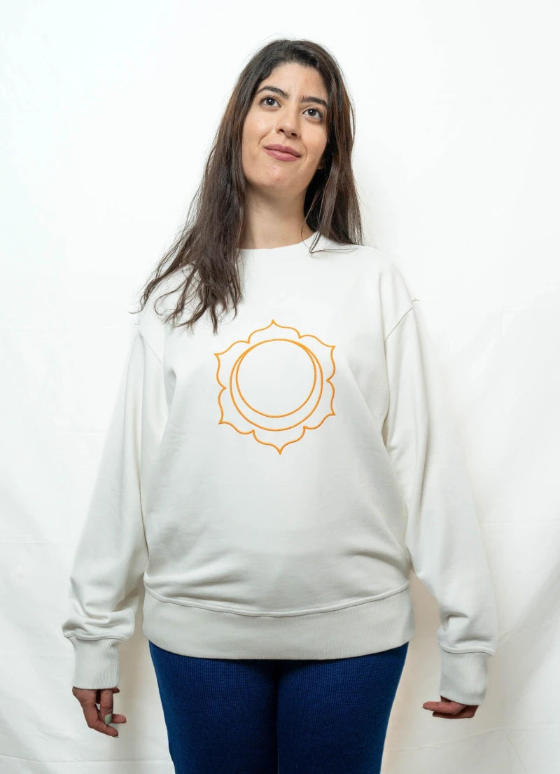Sweat Unisex Chakra Sacré en Coton Bio