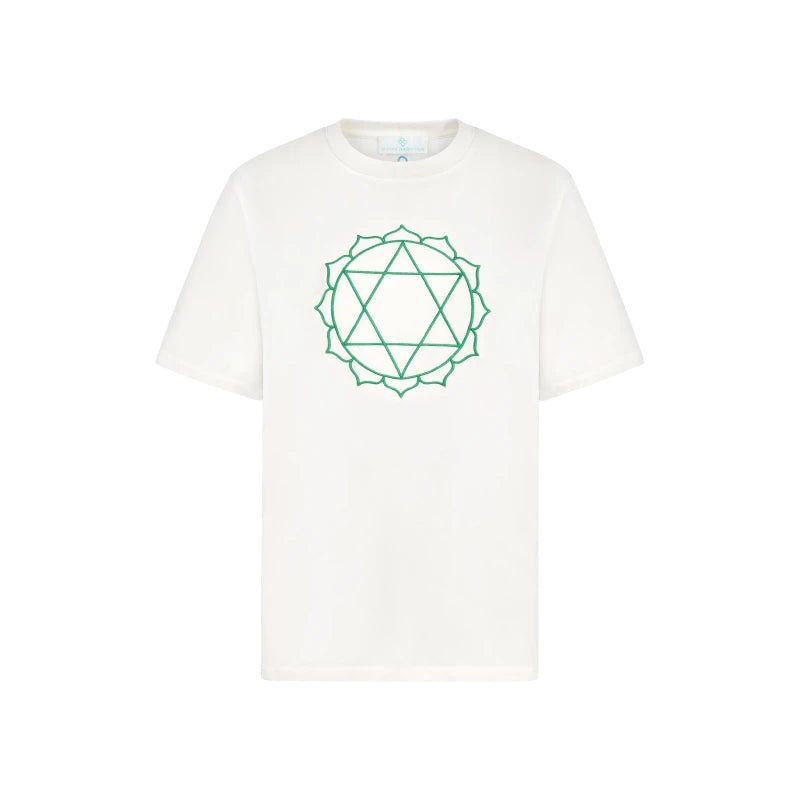 Tee-shirt Unisex Chakra du Coeur en Coton Bio