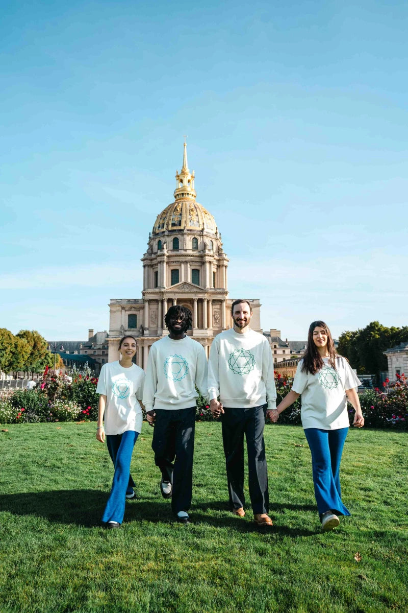 Tee-shirt Unisex Chakra du Coeur en Coton Bio
