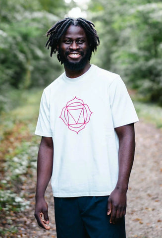 Tee-shirt Unisex Chakra Racine en Coton Bio