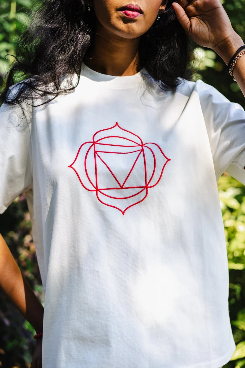 Tee-shirt Unisex Chakra Racine en Coton Bio