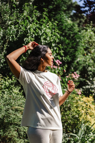 Tee-shirt Unisex Chakra Racine en Coton Bio