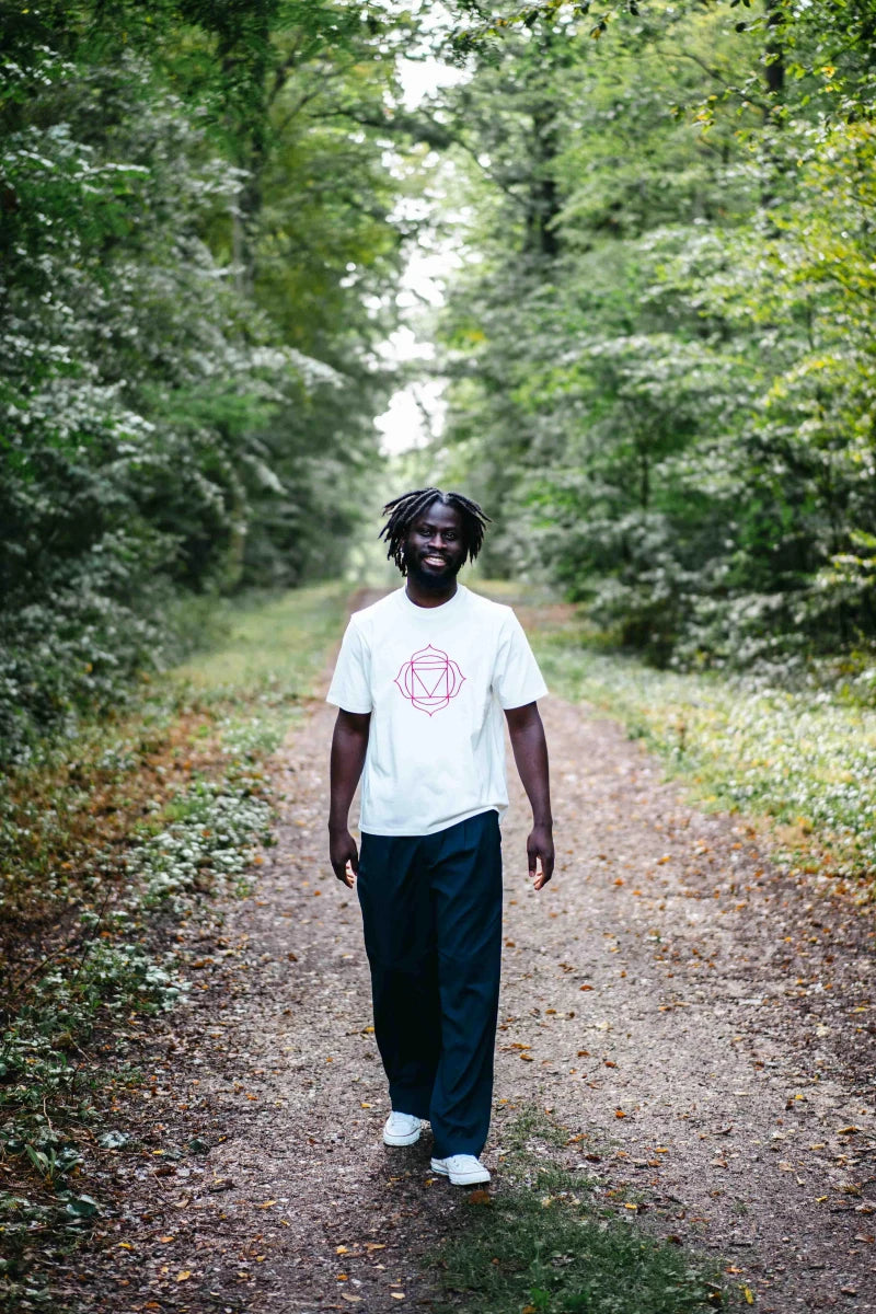 Tee-shirt Unisex Chakra Racine en Coton Bio