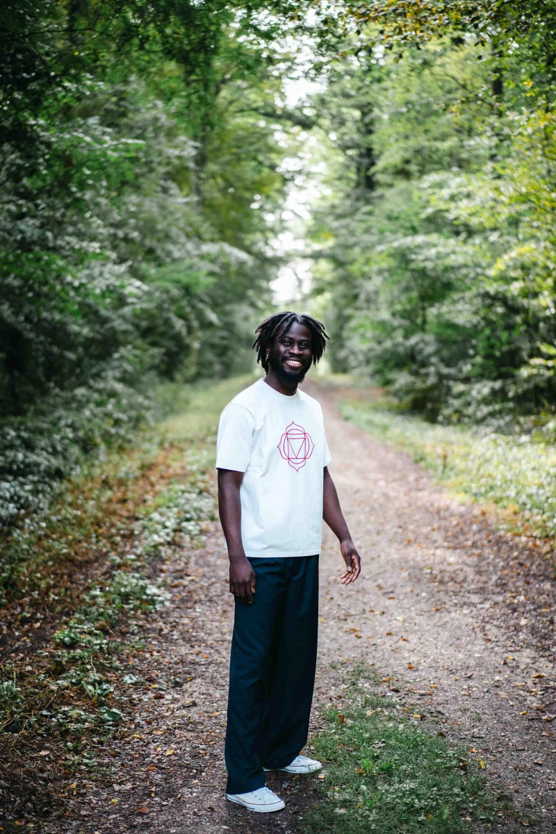Tee-shirt Unisex Chakra Racine en Coton Bio