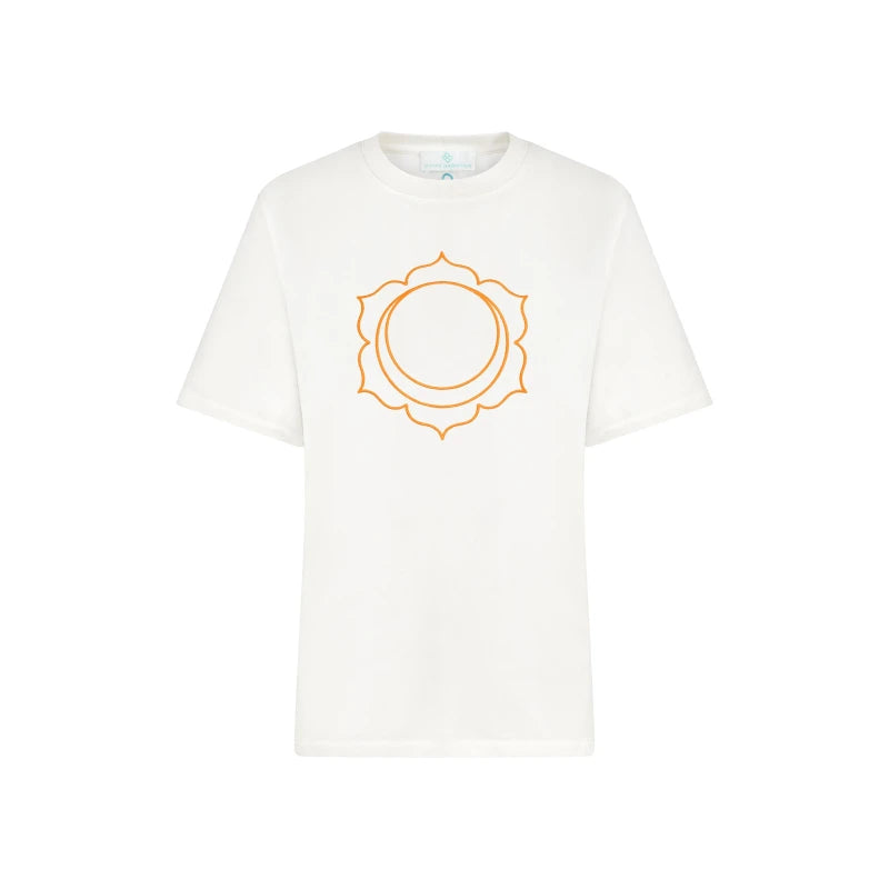 Tee-shirt Unisex Chakra Sacré en Coton Bio