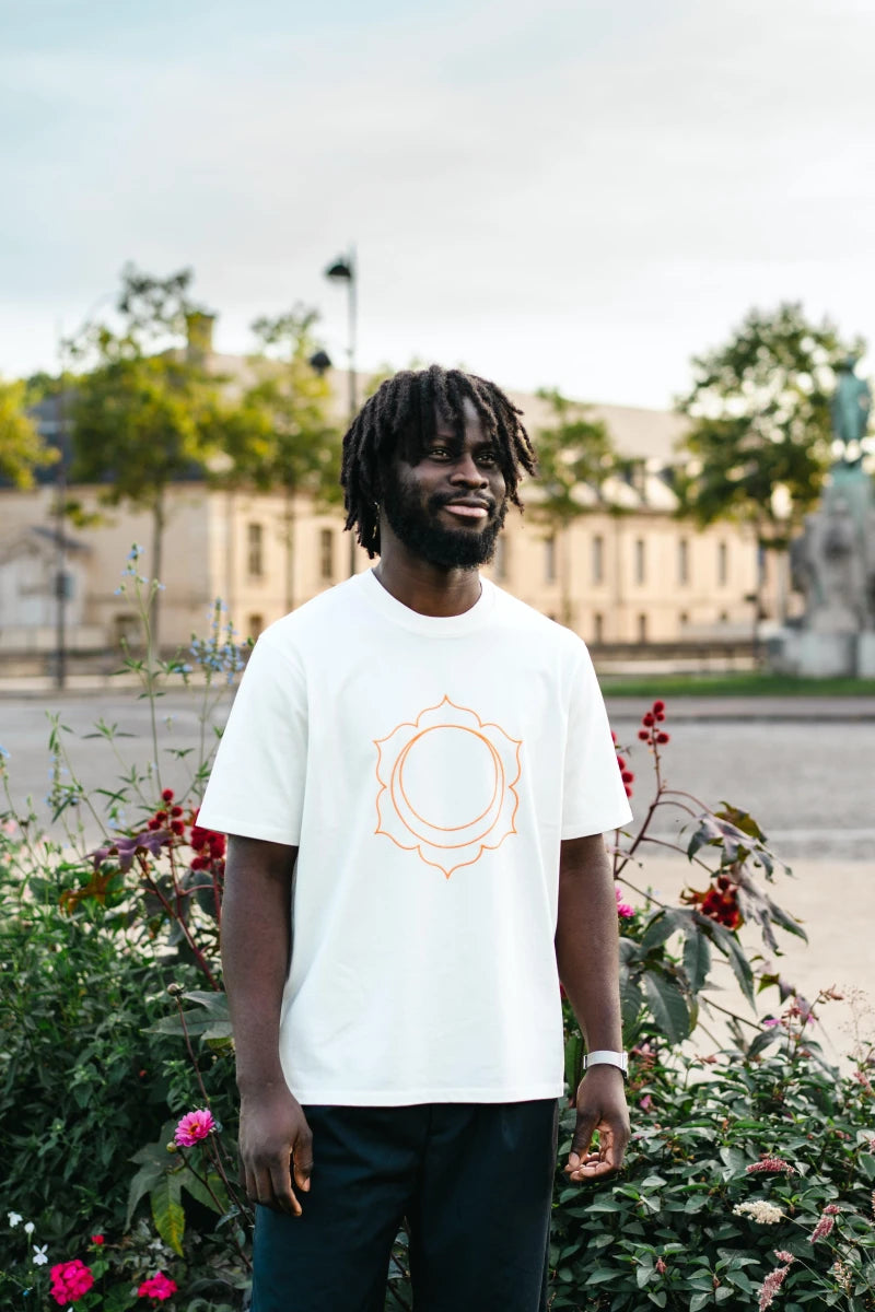 Tee-shirt Unisex Chakra Sacré en Coton Bio