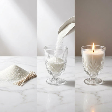 Bougie en perles - 200 heures