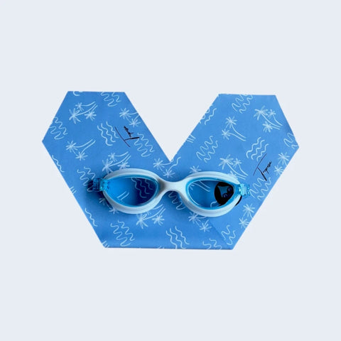 Pack Lou : poncho enfant et lunettes de piscine Waterplops