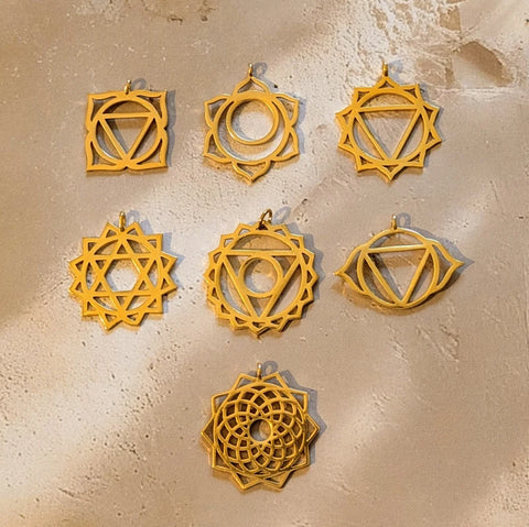 Collier médaille multirang or Lola Moonrise