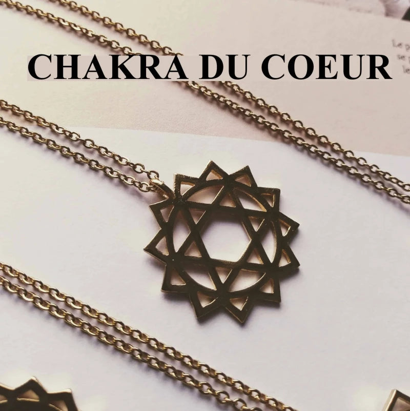 Collier multirangs or 7 chakras au choix