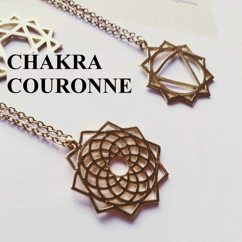 Collier multirangs or 7 chakras au choix