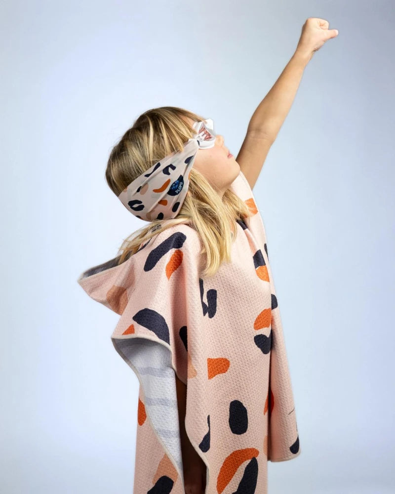 Pack Colette : poncho enfant et lunettes de piscine Waterplops