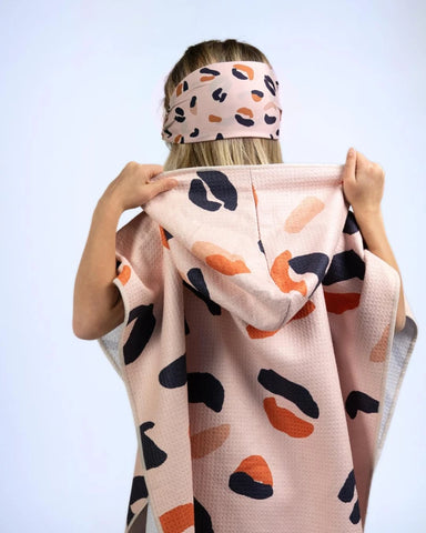 Pack Colette : poncho enfant et lunettes de piscine Waterplops