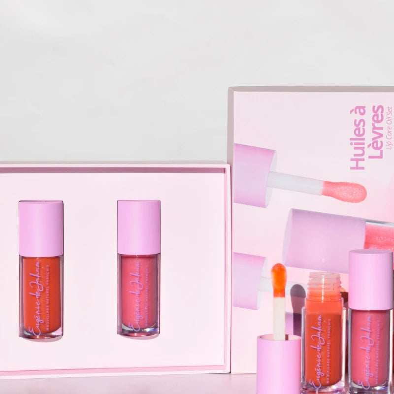 Coffret Huiles à Lèvres - Teinte : Abricot & Rosé