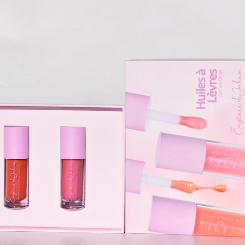 Coffret Huiles à Lèvres - Teinte : Abricot & Rosé