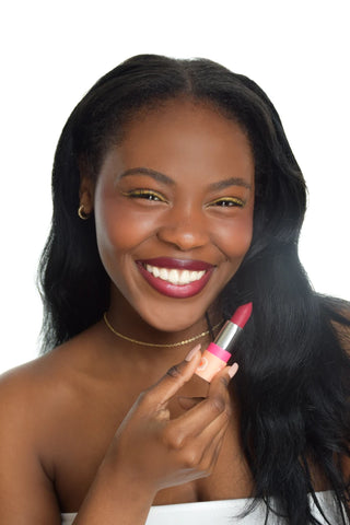 Rouge à lèvres couleur framboise <br/>certifié Bio