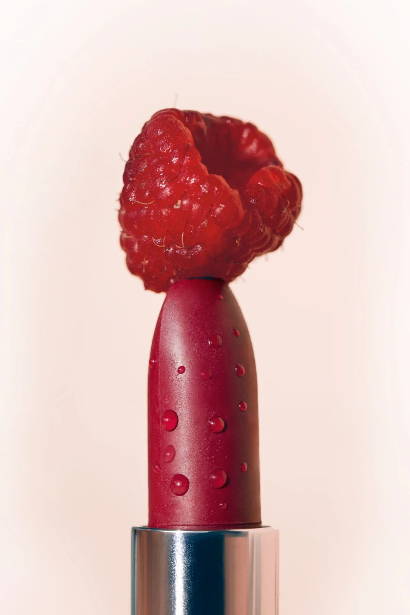 Rouge à lèvres couleur framboise <br/>certifié Bio
