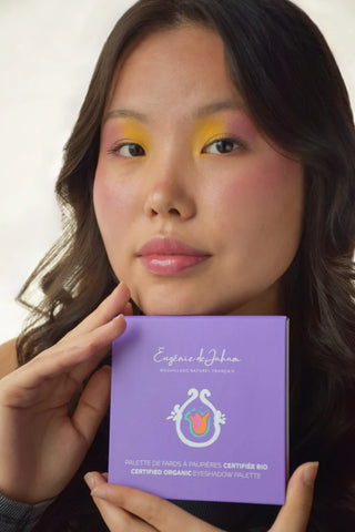 Palette de fards à paupières certifiée bio