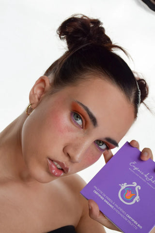 Palette de fards à paupières certifiée bio