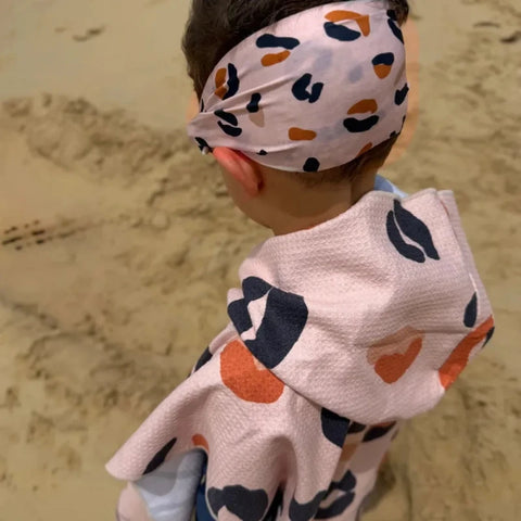Pack Colette : poncho enfant et lunettes de piscine Waterplops