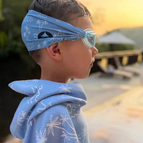 Pack Lou : poncho enfant et lunettes de piscine Waterplops