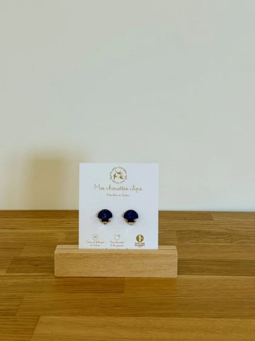 Boucles clips pailletées - Coquillages