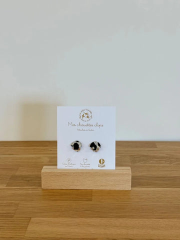 Boucles clips pailletées - Coquillages