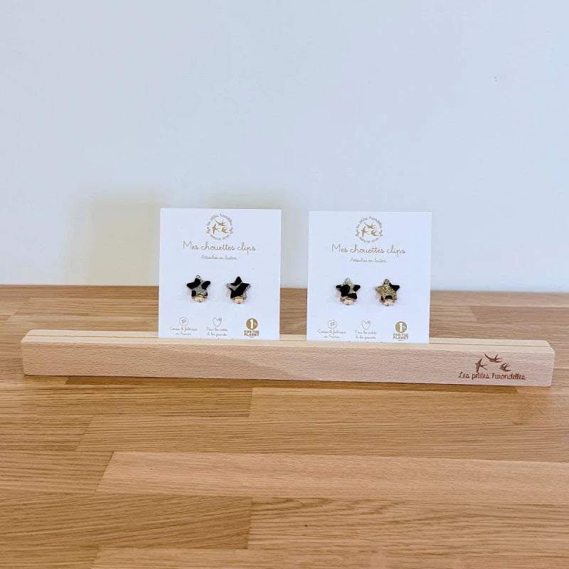 Boucles clips pailletées - Etoiles