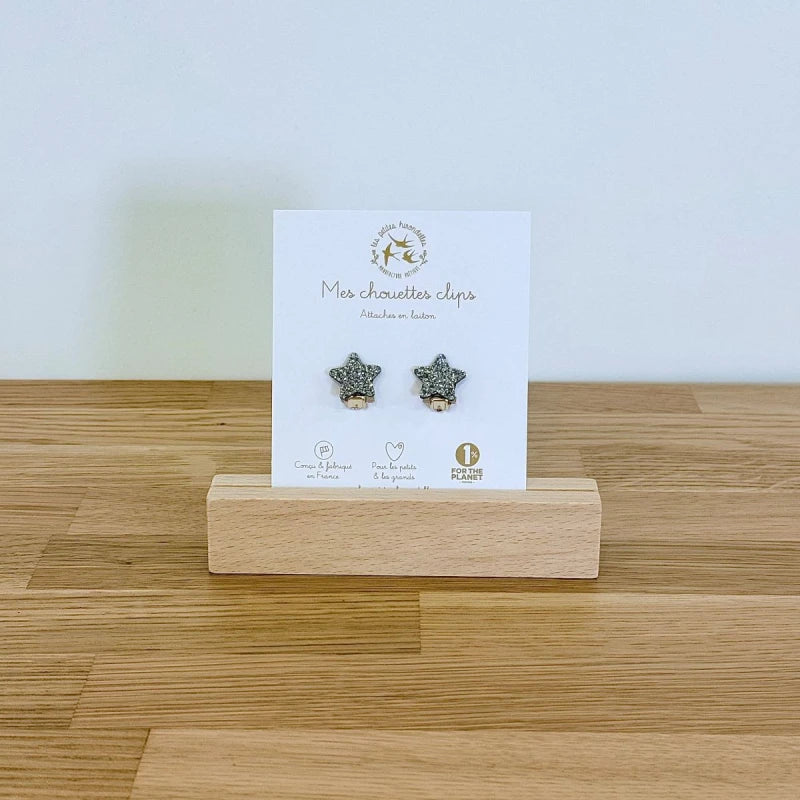 Boucles clips pailletées - Etoiles