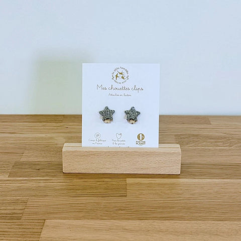 Boucles clips pailletées - Etoiles