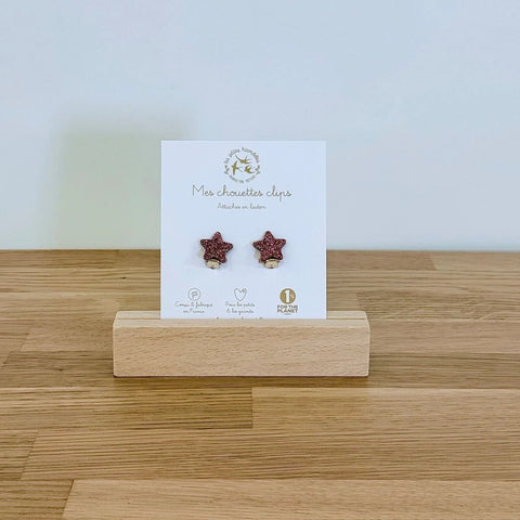 Boucles clips pailletées - Etoiles