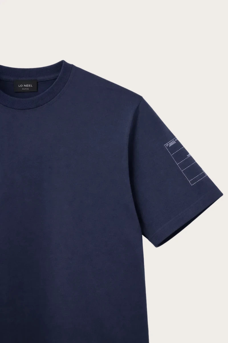 T-shirt Vague Bleu