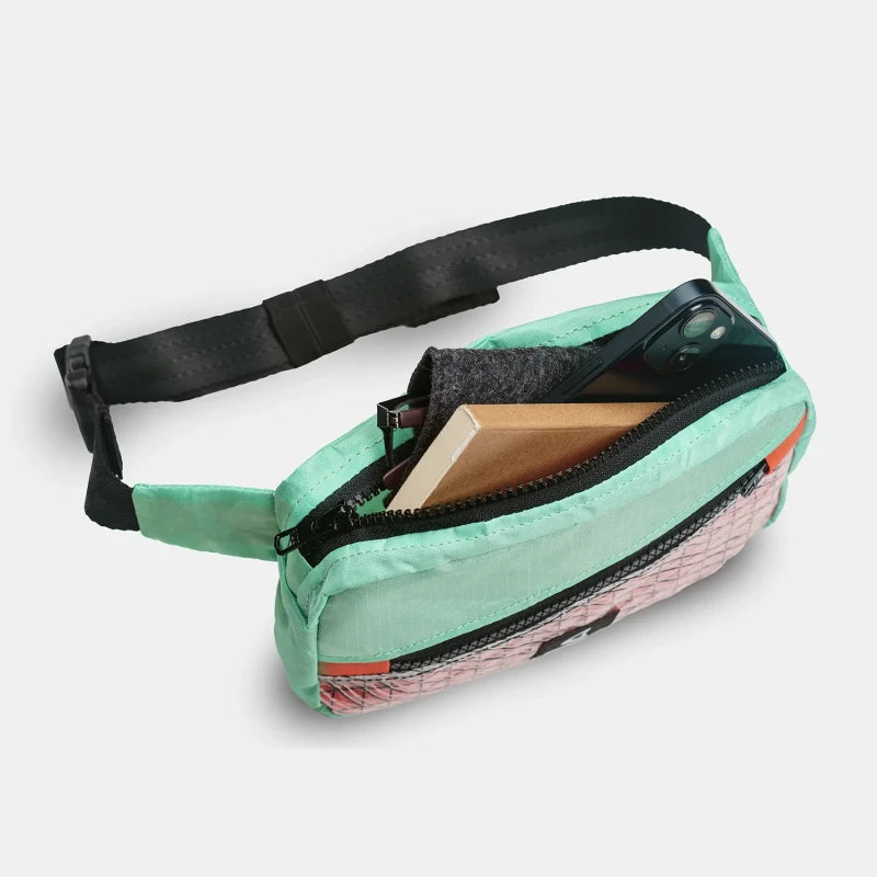 Sac banane en matières upcyclées - Calao