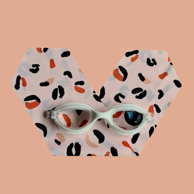 Pack Colette : poncho enfant et lunettes de piscine Waterplops