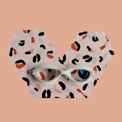 Pack Colette : poncho enfant et lunettes de piscine Waterplops