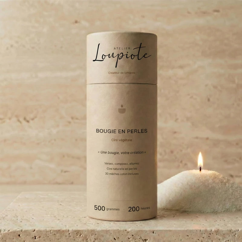 Bougie en perles | L'Expérience sanctuaire