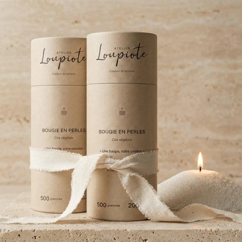 Bougie en perles | L'Expérience sanctuaire