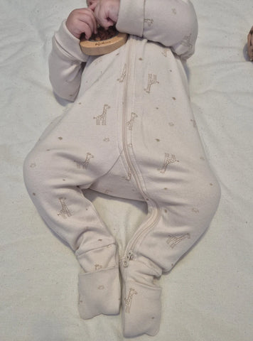 Pyjama bébé zippé - Girafe 1